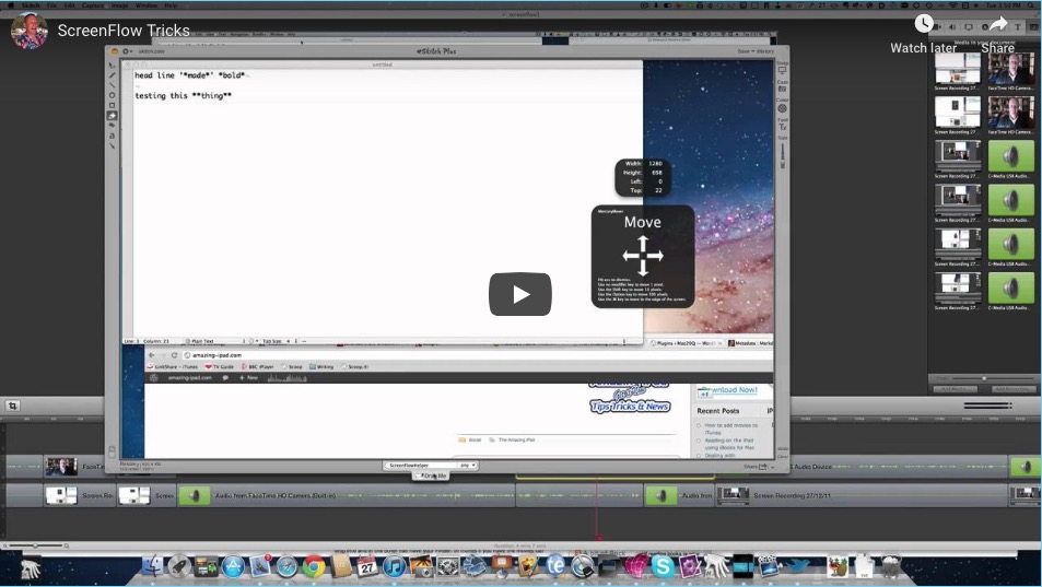 configuring screenflow for mac to record zoom calls